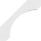 Ekena Millwork 3"W x 12"D x 12"H Standard Legacy Architectural Grade PVC Knee Brace BRCP03X12X12LGY - alternate 2